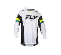Maglia Cross FLY Racing Kinetic 533-Prix Bianco/Nero/Hi-VisM Bianco,Nero,Hi-Vis