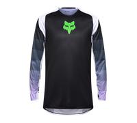FOX Flexair Grid Maglia da motocross, nero-porpora, taglia S per maschi