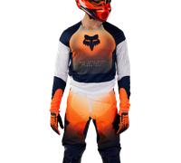 §Maglia Cross FOX Racing 360 Revise Blu-Arancio§
