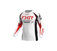 Maglia Cross FXR Clutch Pro 26 Bianco/Rosso/NeroS Bianco,Rosso,Nero