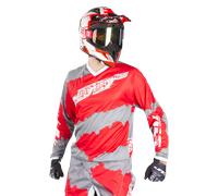 Maglia Cross JT Racing C4-Ripper Grigio/RossoL Grigio,Rosso