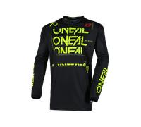 ONeal Element Static S25, maglia S male Nero/Giallo Fluo