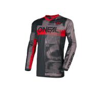 Oneal ELEMENT ROLLER Maglia da motocross, grigio-rosso, taglia M per maschi