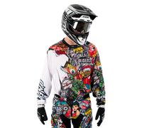§Maglia Cross O'Neal Mayhem Crank Nero-Multi§