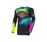 O'Neal Maglia da motocross MAYHEM RESEDA a manica lunga Nero/Giallo Neon Taglia L Uomo