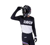 Maglia Cross Raven AIR Nero/BiancoXXL Nero,Bianco