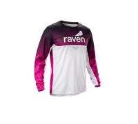 Maglia Cross Raven RV-TWO Nero/RosaL Nero,Rosa