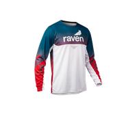 Maglia Cross Raven RV-TWO Verde Acqua/RossoL Verde Acqua,Rosso