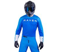 Maglia Cross Raven RV-Zero Blu/Blu Scuro/BiancoL Blu,Blu Scuro,Bianco