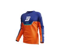 Shot Devo Daytona Long Sleeve Jersey Arancione,Blu L Uomo
