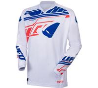 Maglia cross Ufo Plast Heron Bianco Blu Rosso