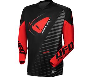 Maglia cross Ufo Plast Kimura Nero Rosso M
