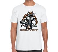 Maglia Crossfit tigre t-shirt x fitness Maglietta Gym t-shirts sport allenamento