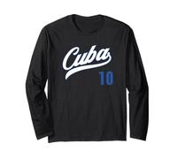 Maglia Cubana Cuba Baseball Remera Beisbol 10 Maglia a Manica