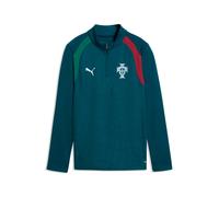 Maglia da allenamento 1/4 zip bambino Portogallo Bleu 14 ans