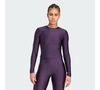 Maglia da allenamento a maniche lunghe brillante Essentials Aurora Plum L