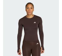 adidas Femme Power Essentials Workout Contour Long Sleeve, Aurora Coffee, XL