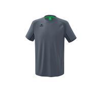 Erima T-Shirt da Allenamento Liga Star, Unisex-Bambini e Ragazzi, Slate Grey/Nero, 128