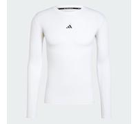 adidas Homme Techfit Compression Training Longsleeve Tee, White, XXL