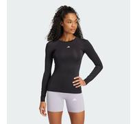 adidas - Women's Techfit L/S Training Top - Maglia funzionale XS nero/grigio