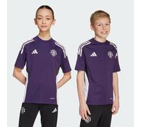 Maglia da allenamento Tiro 25 Competition Junior Manchester United FC Aurora Plum / White / Black 5-6A