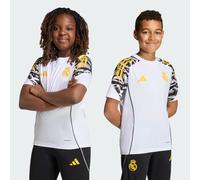 Maglia da allenamento Tiro25 Competition Avengers 25/26 Real Madrid adidas bambini e bambine White / Bold Gold 5-6A