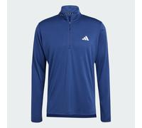 Maglia da allenamento Train Essentials 1/4-Zip Long Sleeve Dark Blue XS