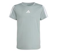 Maglia da bambina adidas Train Essentials 3 Stripes Vert 5/6 ans