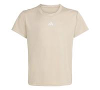 Maglia da bambina adidas Train Essentials Regular Fit Beige 7/8 ans