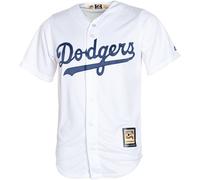 Maglia da baseball MLB Los Angeles Dodgers LA bianca Cool base Cooperstown Je...