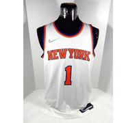 Maglia Da Basket Autentica Bianca New York Knicks Obi Toppin #1 Uomo 48