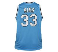 Maglia Da Basket Blu Della Indiana State College Firmata Da Larry Bird (BECKETT)