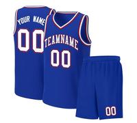 Maglia da basket personalizzata Bambini Maglie da basket personalizzate 2 set Kit da basket Maglia a pantaloncini da basket personalizzata con nome e numero della squadra per uomini donne A02