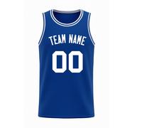 Maglia da basket rossa da uomo, con stampa personalizzata di nome e numero, girocollo, senza maniche, ideale per basket e football americano. L,M,S,XL,XXLTessuto
