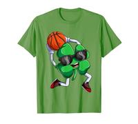 Maglia da basket Shamrock Dunking, bambini ragazzi St Patricks Maglietta