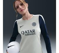 Maglia da calcio a girocollo Nike Dri-FIT Inter Strike - Donna - Grigio L (IT 48-50)