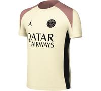 Maglia da Calcio A Manica Corta Jordan Dri-Fit Paris Saint-Germain Strike per Ragazzi - Terza, Pale Ivory/Black/Rust Pink/Black, FQ2632-111, S