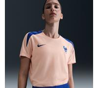 Maglia da calcio a manica corta Nike Dri-FIT FFF Strike - Donna - Rosa XL (IT 52-54)