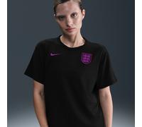 Maglia da calcio a manica corta Nike One Dri-FIT Inghilterra Relaxed - Donna - Nero XS (IT 36-38)