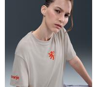 Maglia da calcio a manica corta Nike One Dri-FIT Olanda Relaxed - Donna - Marrone M (IT 44-46)