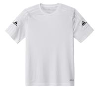 Maglia da Calcio a Maniche Corte per Bambini Adidas Squad 21 Y Bianco
