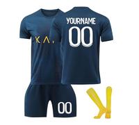 Maglia da Calcio al NASSR Personalizzata con Il Tuo Nome e Numero, Maglietta da Calcio Completa di T-Shirt Pantaloncini e Calzettoni Adatta per Bambino e Adulto