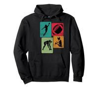 Maglia da calcio americana | Vintage Rugby Ball Football Felpa con Cappuccio