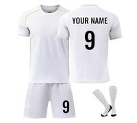 Maglia da Calcio Casa/Trasferta 25/26 - Completo Personalizzato per Adulti E Bambini con Nome E Numero - Regalo Perfetto per Tifosi (Include Maglia, Pantaloncini, Calzettoni)(2526-Home)