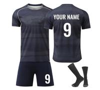 Maglia da Calcio Casa/Trasferta 25/26 - Completo Personalizzato per Adulti E Bambini con Nome E Numero - Regalo Perfetto per Tifosi (Include Maglia, Pantaloncini, Calzettoni)(2526-Away 1)