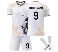 . . Maglia da Calcio Casa/Trasferta 25/26 - Completo Personalizzato per Adulti E Bambini con Nome E Numero - Regalo Perfetto per Tifosi (Include Maglia, Pantaloncini, Calzettoni)(2526-Snake)