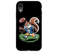 Maglia da calcio con scoiattolo che indossa il numero 7 Custodia per iPhone XR