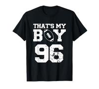 Maglia da Calcio con Scritta That's My Boy, Numero 96, Vintage, Mamma papà Maglietta