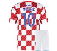 Maglia da Calcio Croazia Modrić Casa - Bambini e Adulti - Ragazzi - Divisa da Calcio - Regali per Il Calcio - Abbigliamento Sportivo - Taglia XL