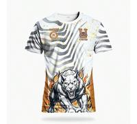 Maglia da calcio da uomo con motivo a tigre, collo rotondo, comoda, adatta per partite del Messico, allenamento calcistico, fitness quotidiano e tempo libero. Il regalo ha un significato commemorativo